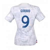 Frankrike Olivier Giroud #9 Fotballklær Bortedrakt Dame VM 2022 Kortermet